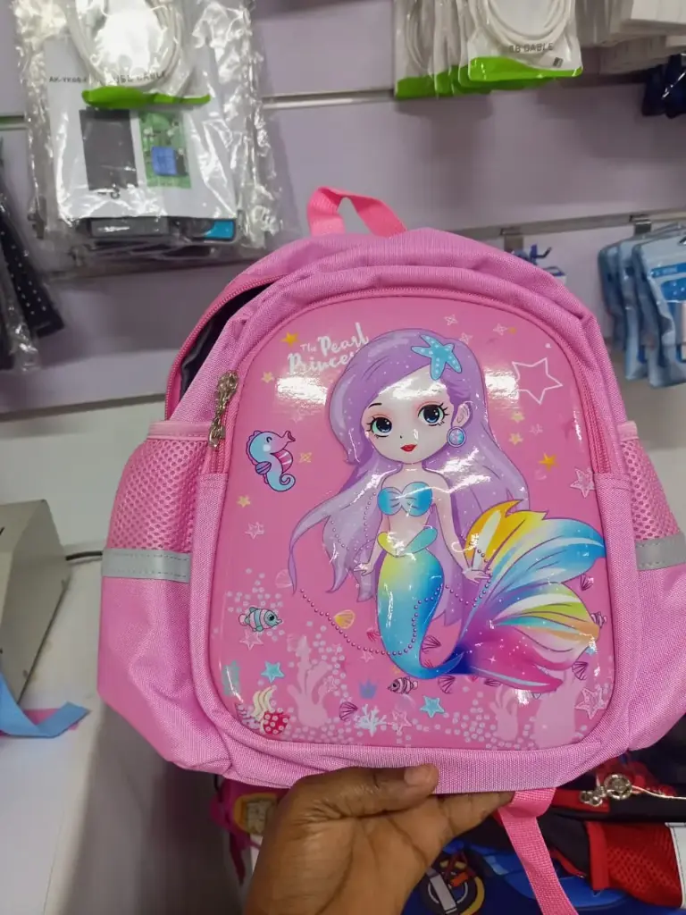 MOCHILA ROSA SIRENA 
