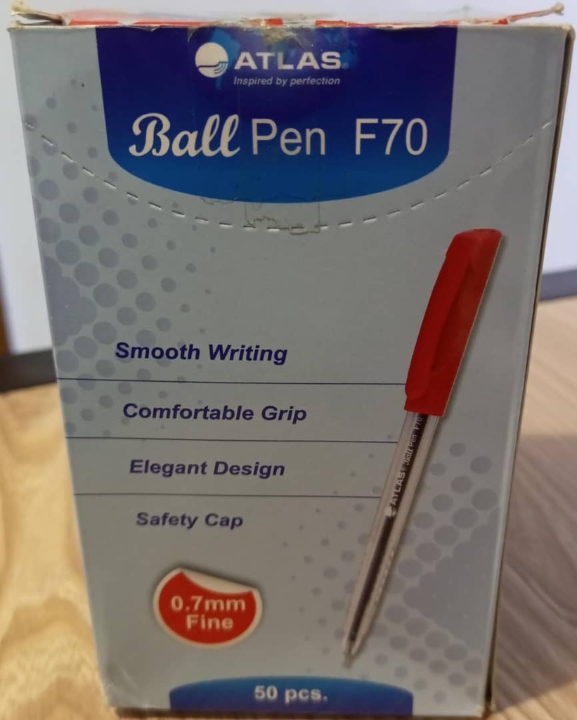 BOLIGRAFO BALL PEN F70 ROJO